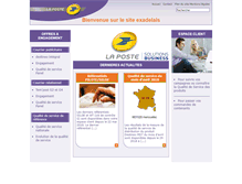 Tablet Screenshot of exadelais.laposte.fr
